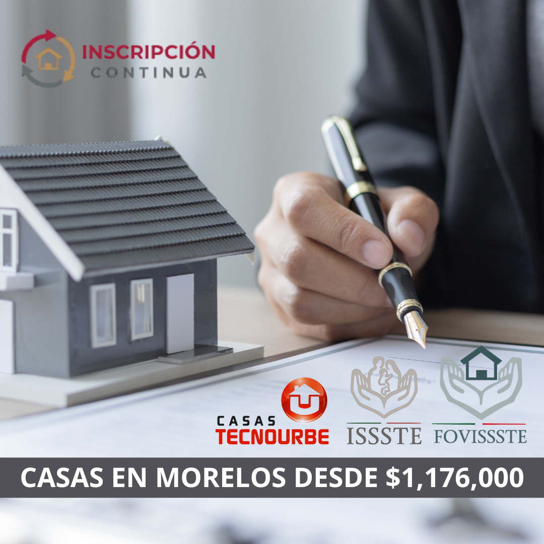 Mi Portal Fovissste - Inscripción continua - Casas Tecnourbe