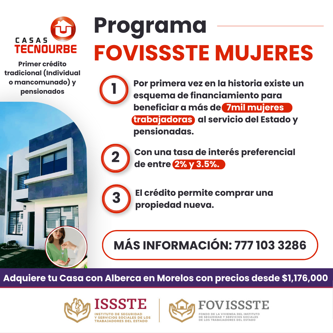 Fovissste mujeres - Casas Tecnourbe