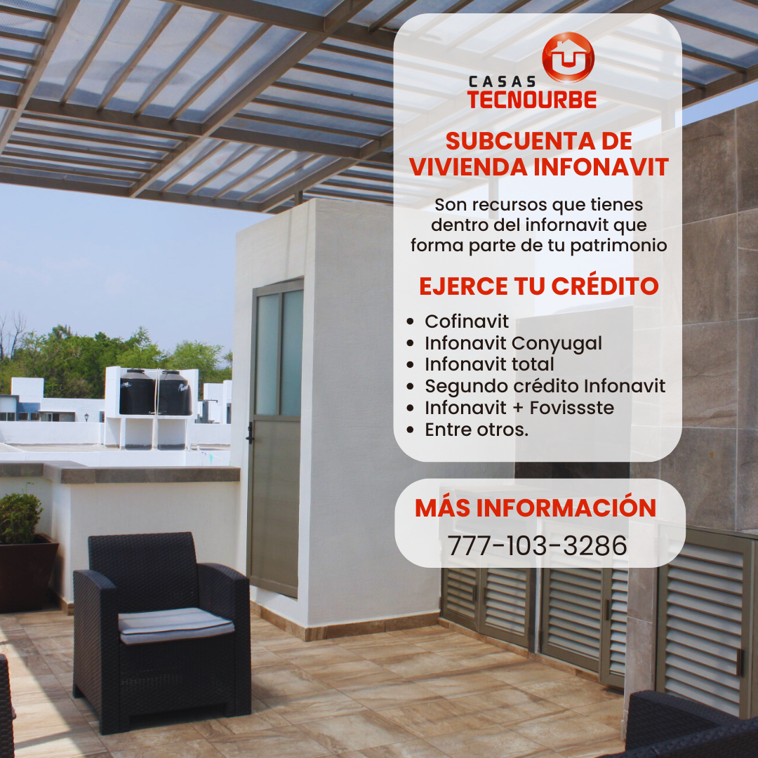 Subcuenta de vivienda Infonavit - Casas Tecnourbe